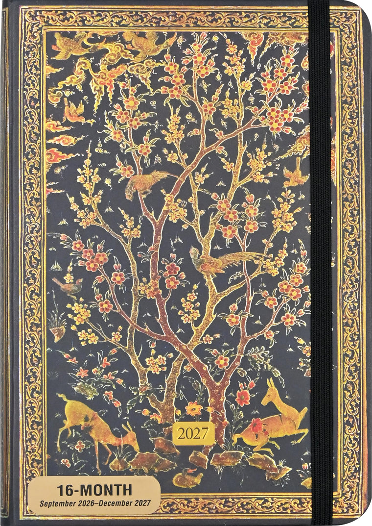 2027 Persian Grove Weekly Planner (16 months, Sept 2026 to Dec 2027)