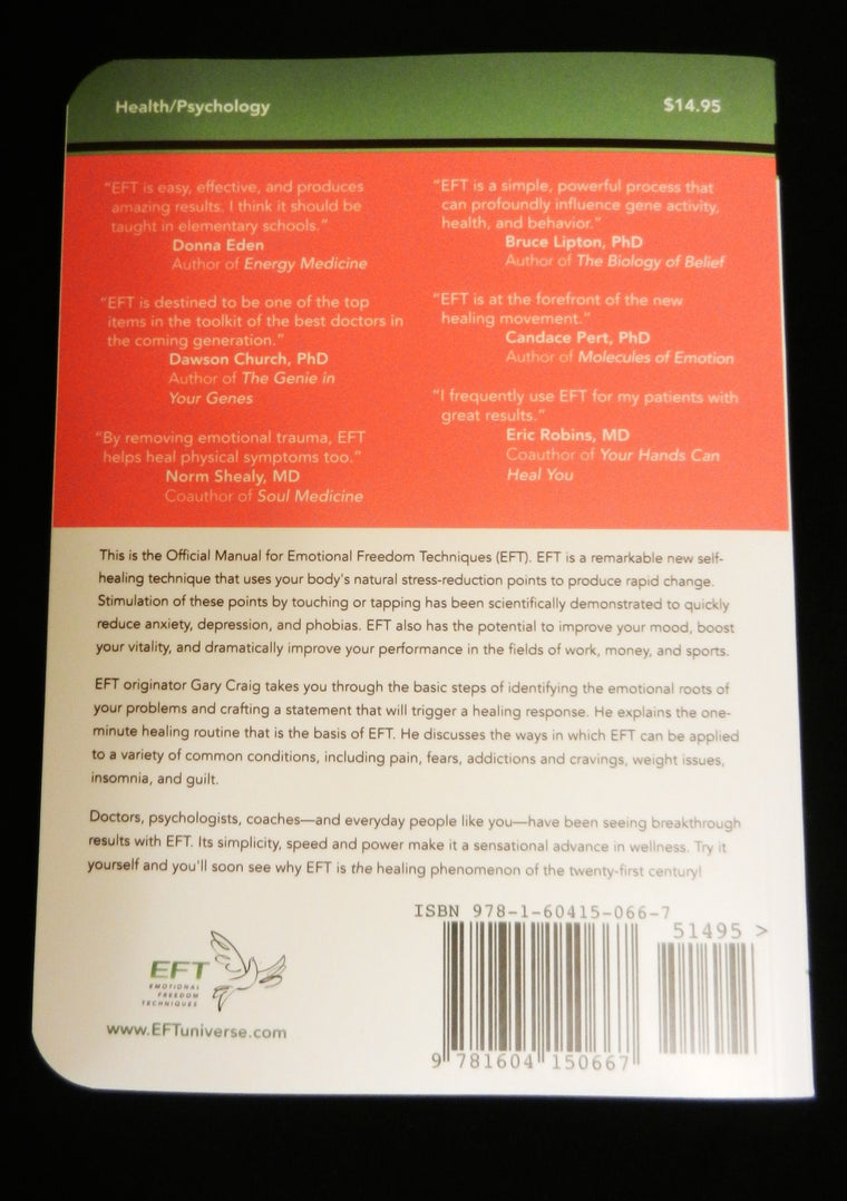 The EFT Manual — back cover