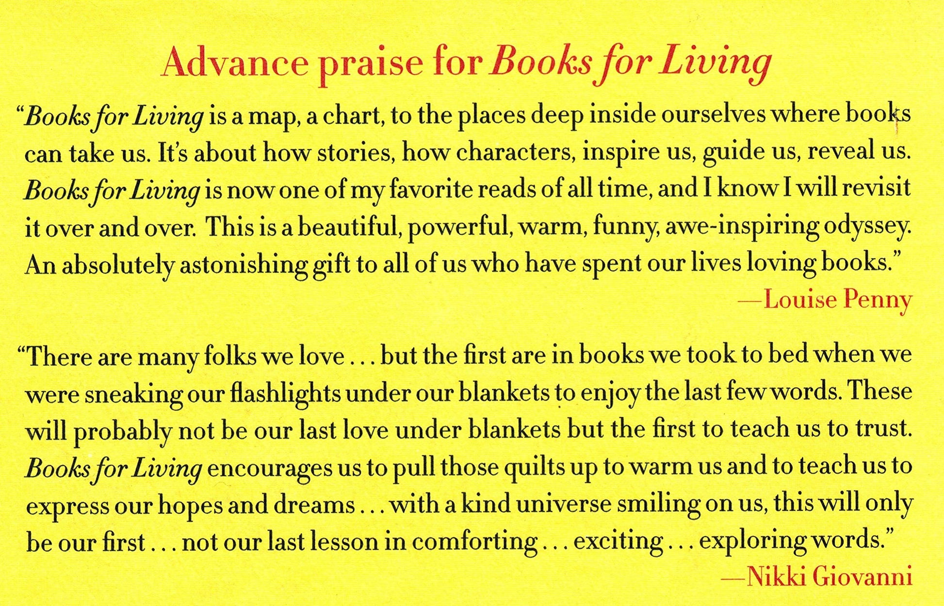 Books for Living