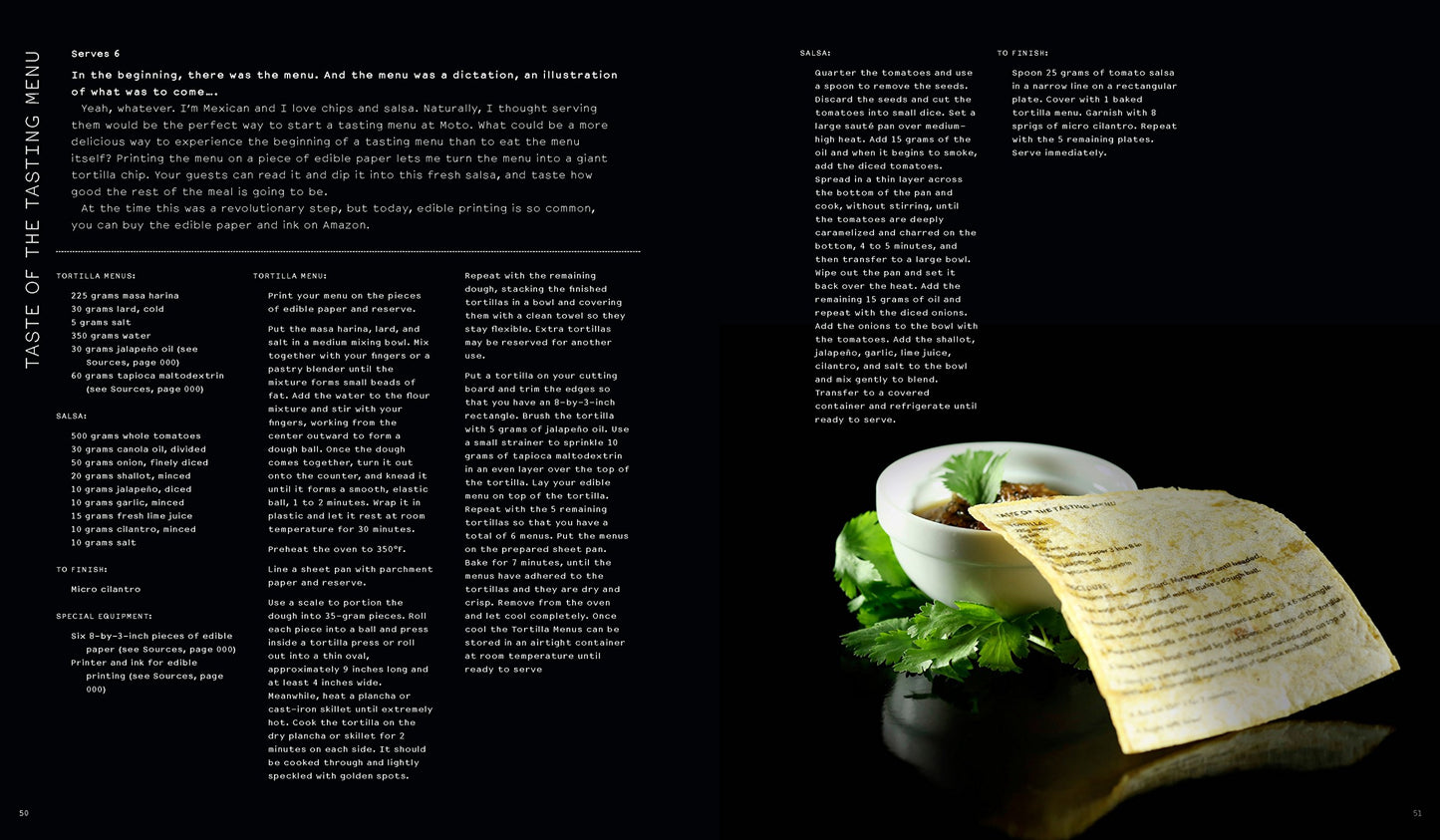 Moto: The Cookbook