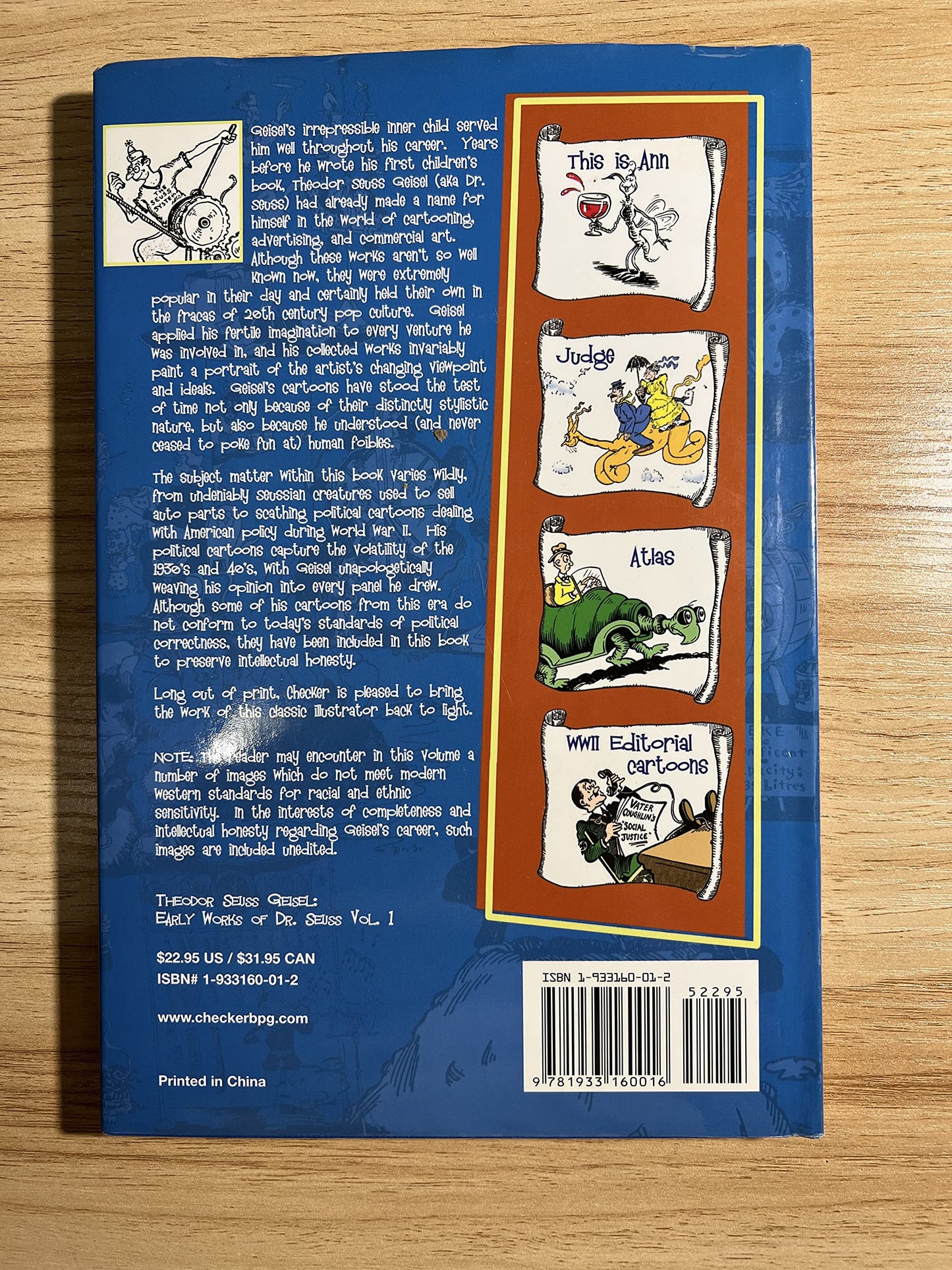Theodor Seuss Geisel: The Early Works, Vol. 1 (The Early Wor