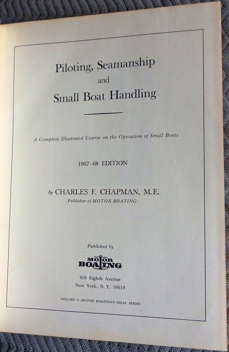 Chapman Piloting & Seamanship 67th Edition — back cover