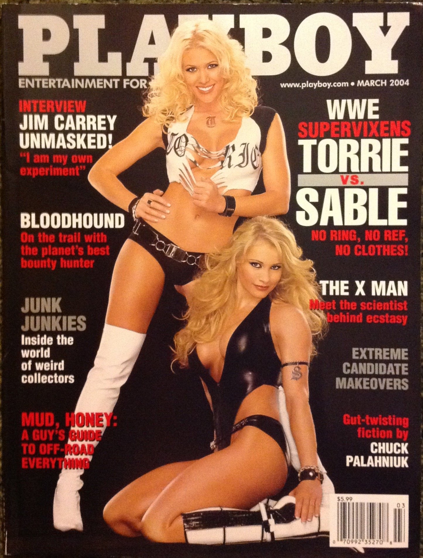 Playboy Magazine - March 2004 - WWE Sables vs. Torrie