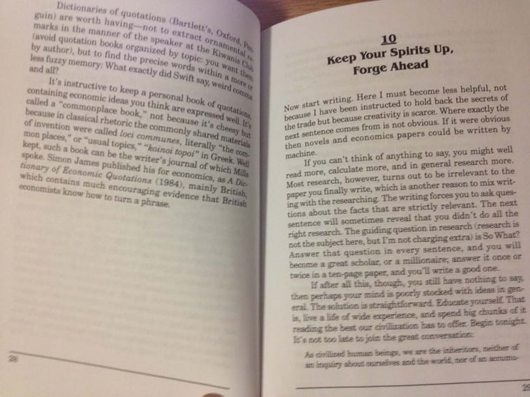 Economical Writing by Deirdre McCloskey
