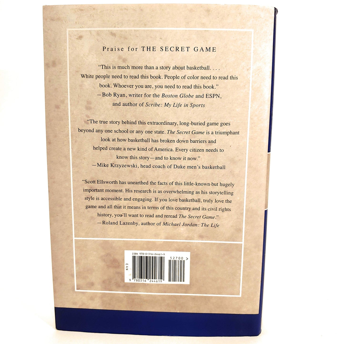 The Secret Game: A Wartime Story of Courage, Change, and Basketball's Lost Triumph