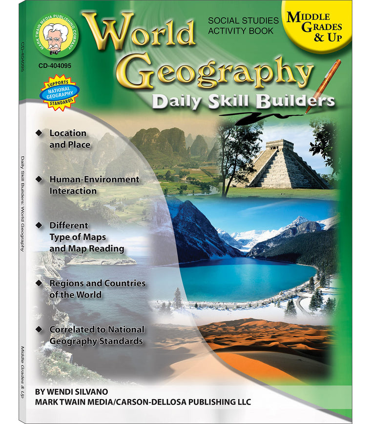 World Geography, Middle Grades & Up (Daily Skill Builders)