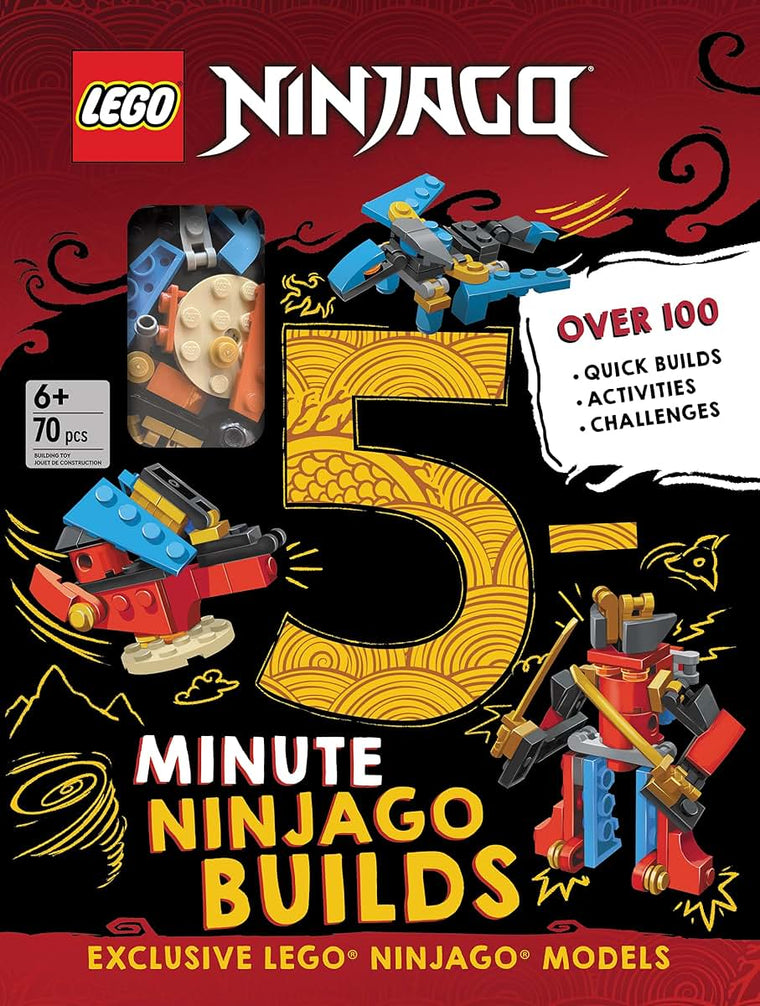 LEGO(R) Ninjago(R) 5-Minute Builds: 100+ Quick Model Build Ideas, Basic Brick Kit, and Awesome Activities to Inspire Imagination and Creativity!
