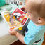 Tuffy Good Morning First Color Book - Washable, Chewable, Unrippable Pages With Hole For Stroller Or Toy Ring, Teether Tough (A Tuffy Book)