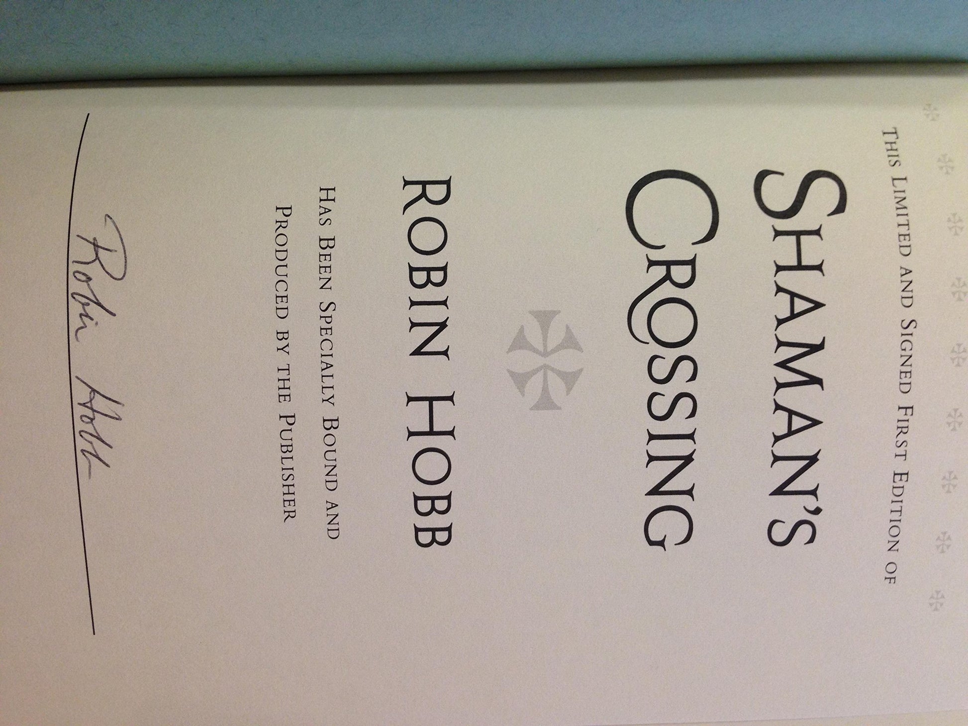 Shaman's Crossing (The Soldier Son Trilogy, Book 1)