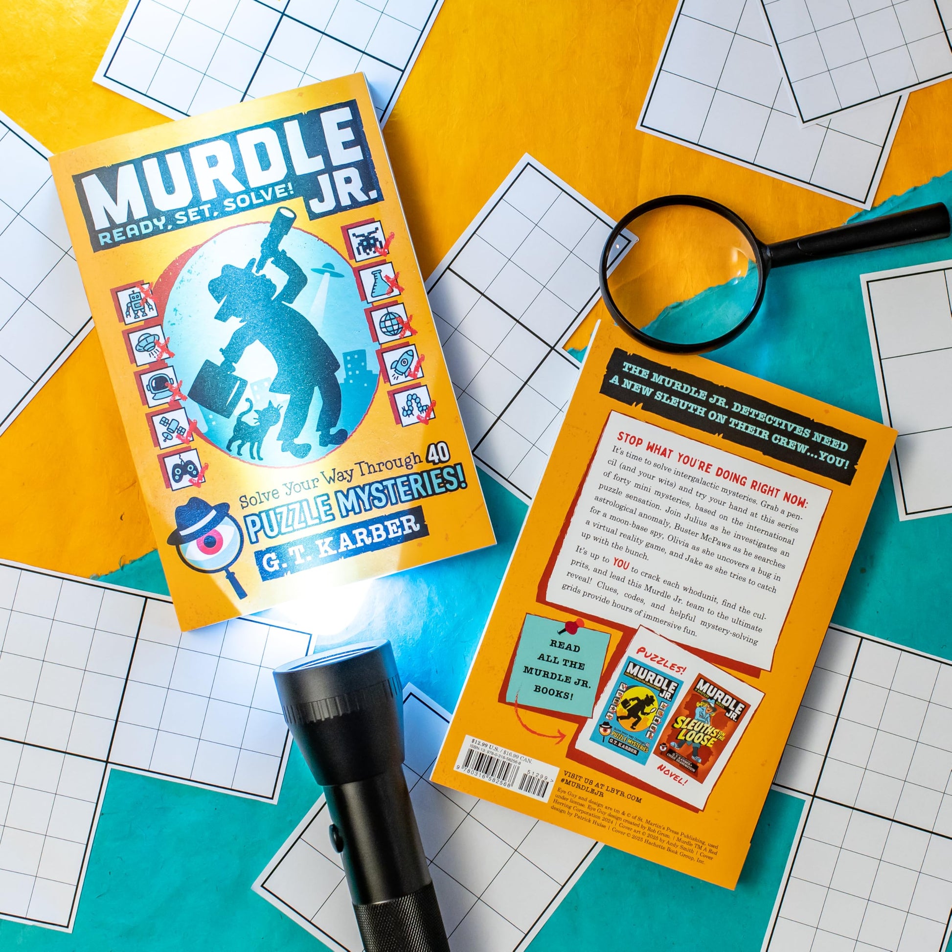 Murdle Jr.: Ready, Set, Solve!: Solve Your Way Through 40 Puzzle Mysteries!