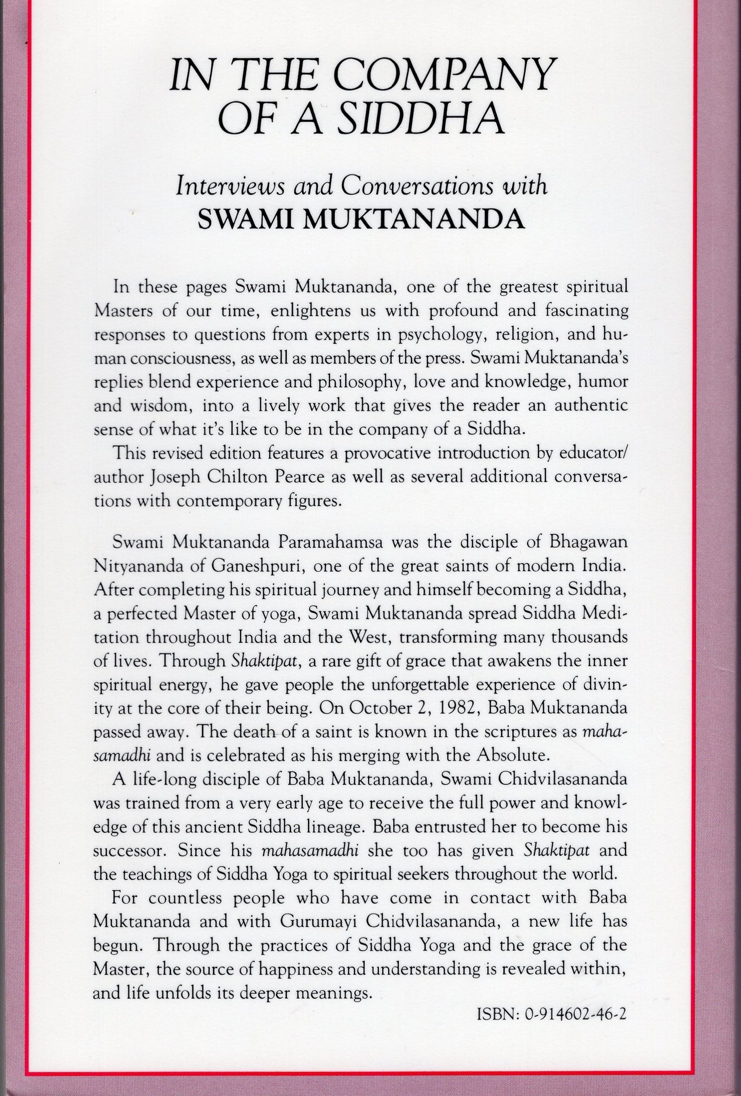 In the Company of a Siddha