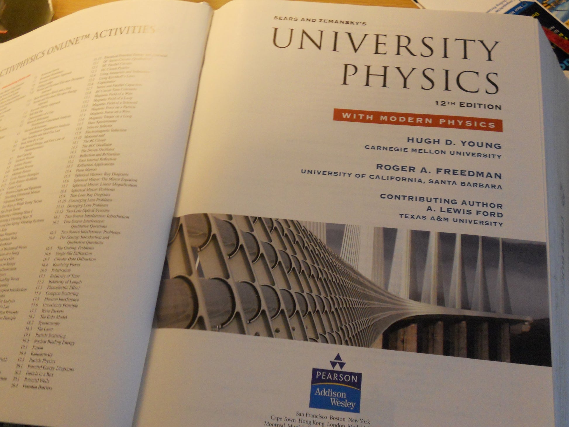 University Physics with Modern Physics (12th Edition)