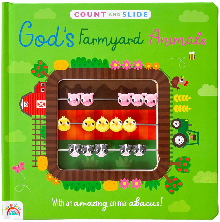 God's Farmyard Animals: A Count and Slide Book