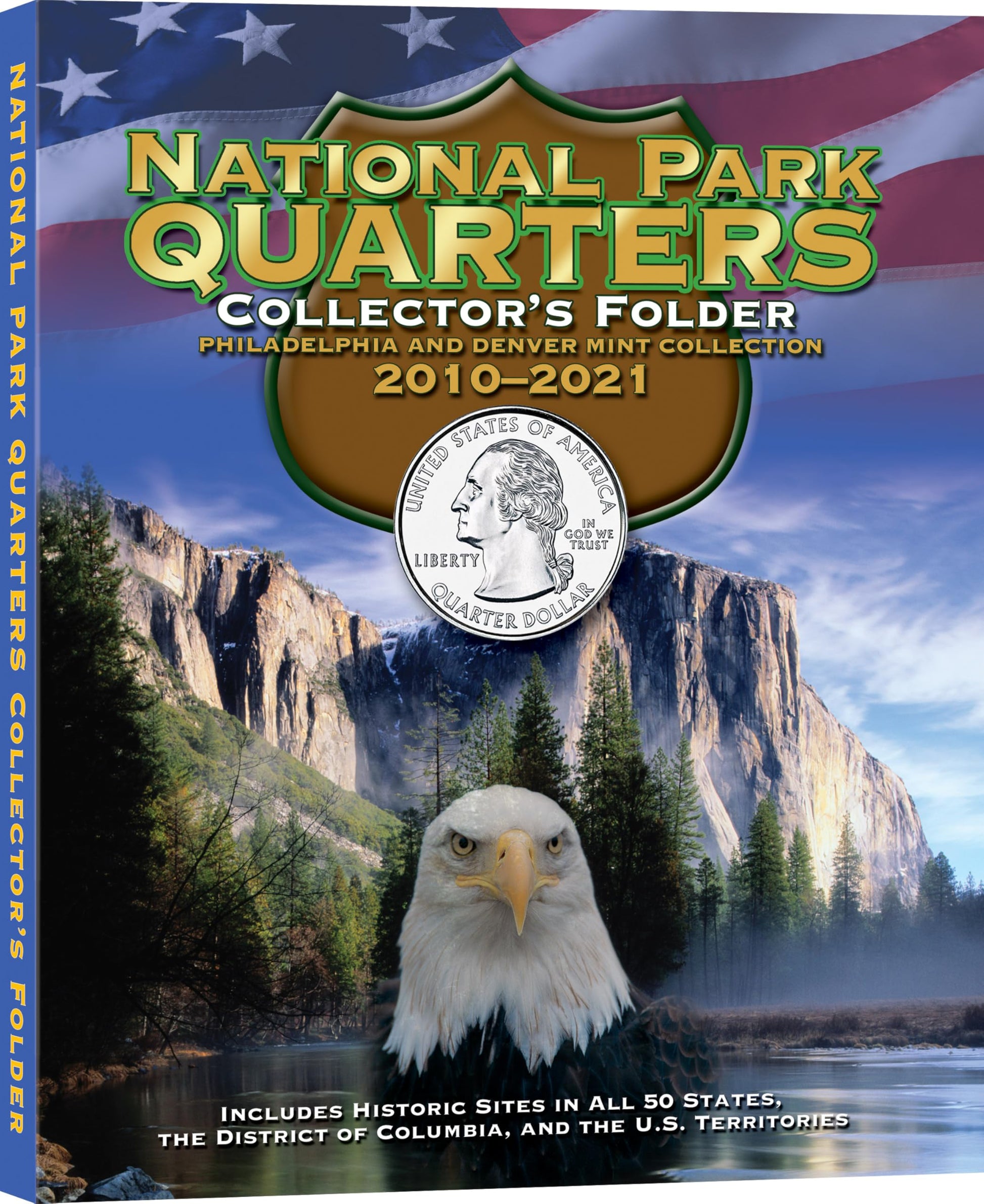 Official Whitman Collector's Edition Coin Folder - National Park Quarters: 2010-2021