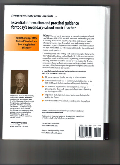 Teaching Music in the Secondary Schools