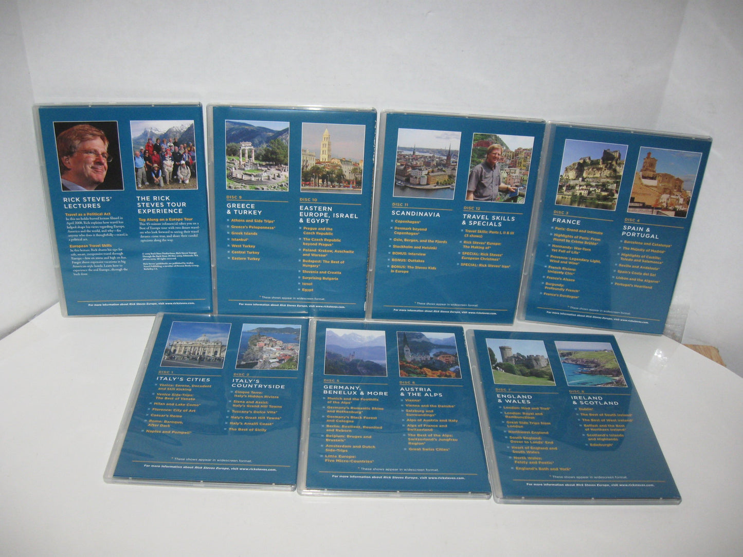 Rick Steves' Europe All 80 Shows DVD Boxed Set 2000-2009