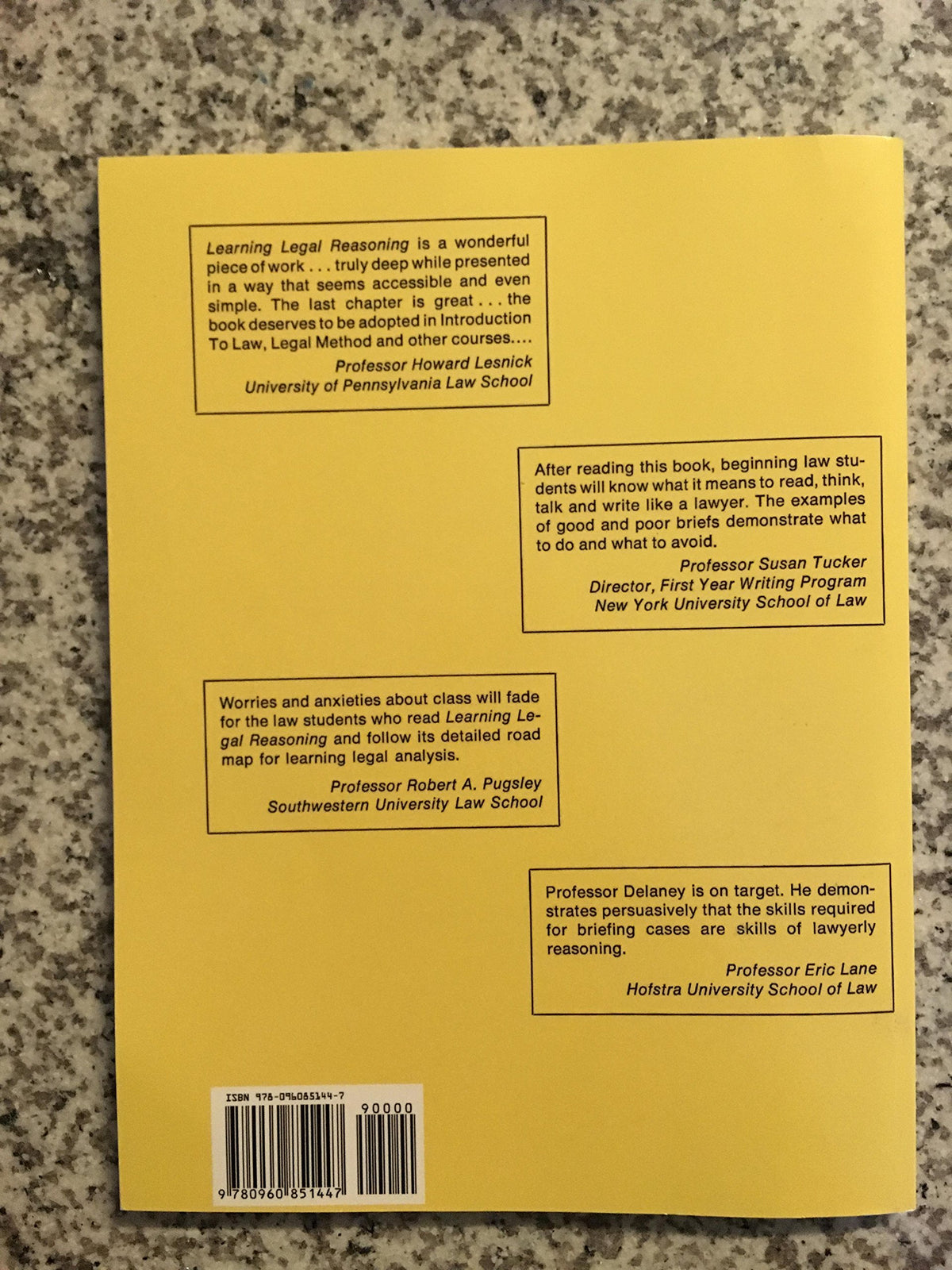 Learning Legal Reasoning: Briefing, Analysis and Theory