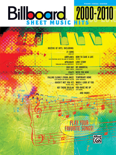 Billboard Sheet Music Hits 2000-2010: Piano/Vocal/Guitar (Billboard Magazine)