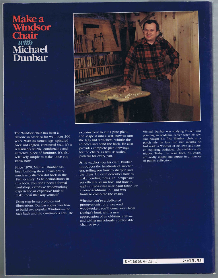 Make a Windsor Chair — back cover
