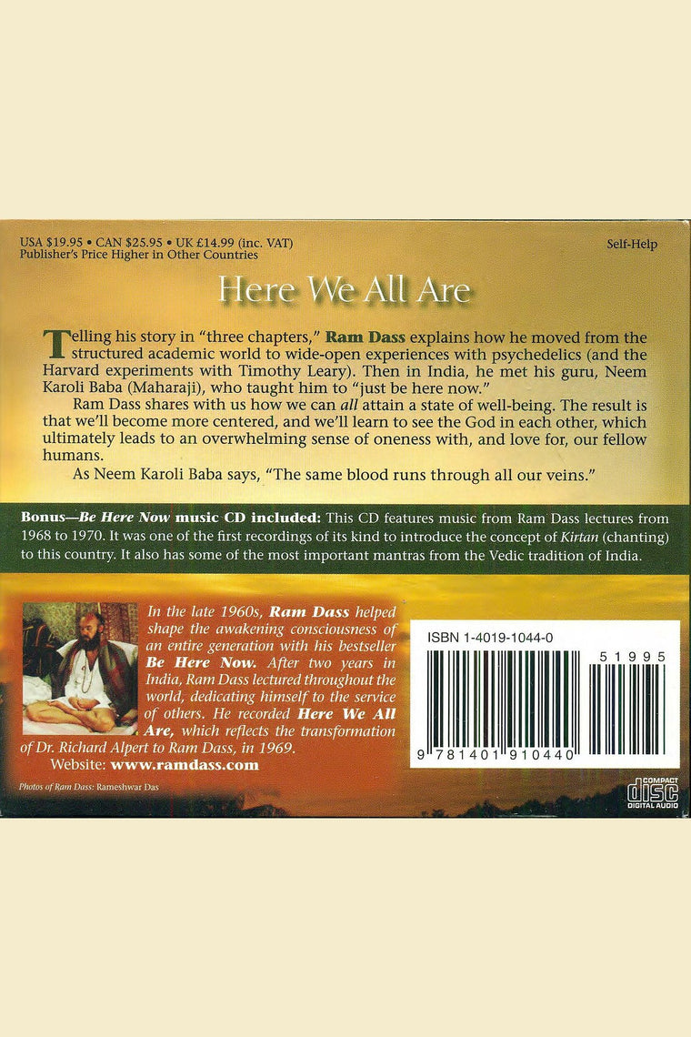 Here We All Are — back cover
