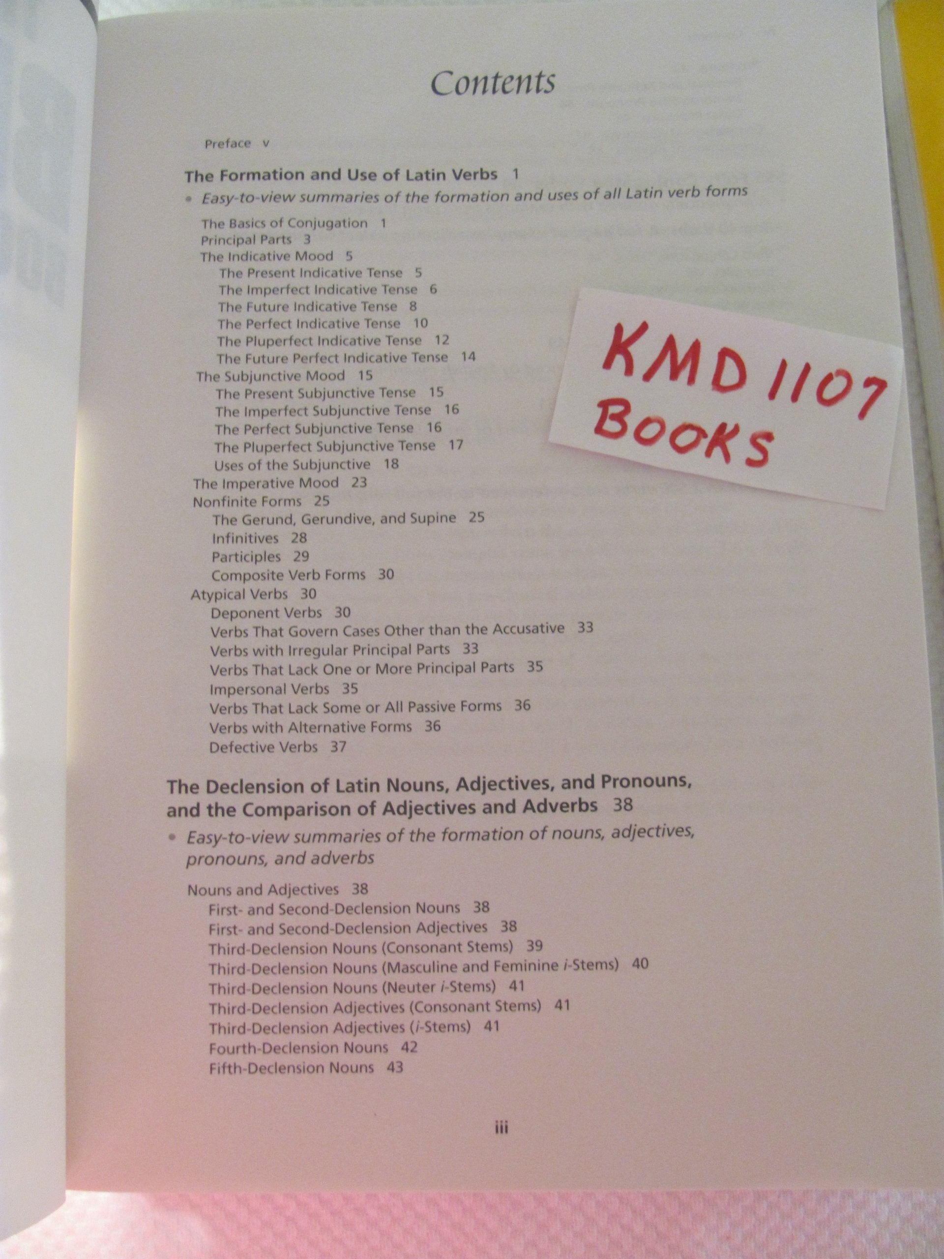 The Big Gold Book of Latin Verbs : 555 Verbs Fully Conjugated