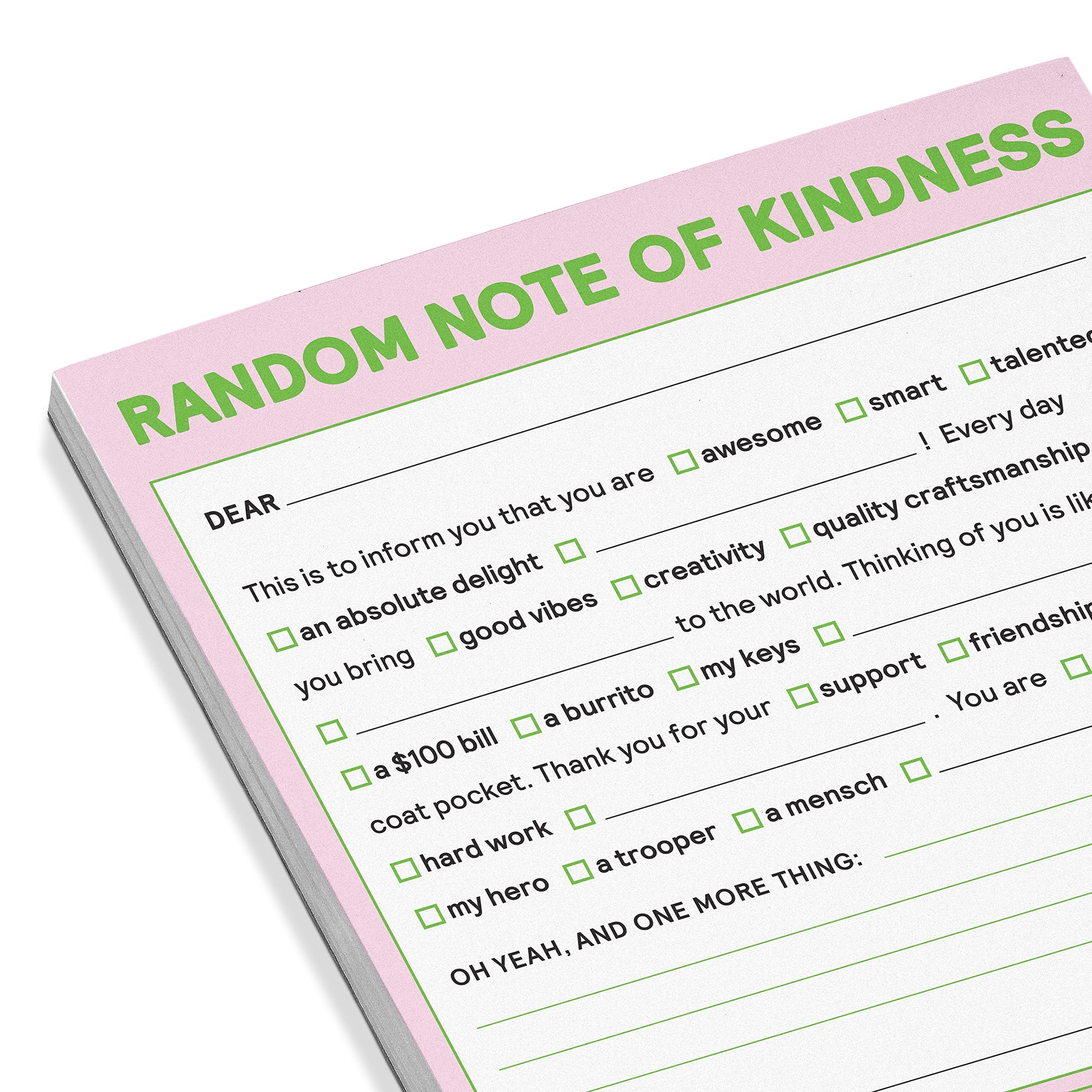 Knock Knock Random Note of Kindness Nifty Note (Knock Knock Nifty Notes)