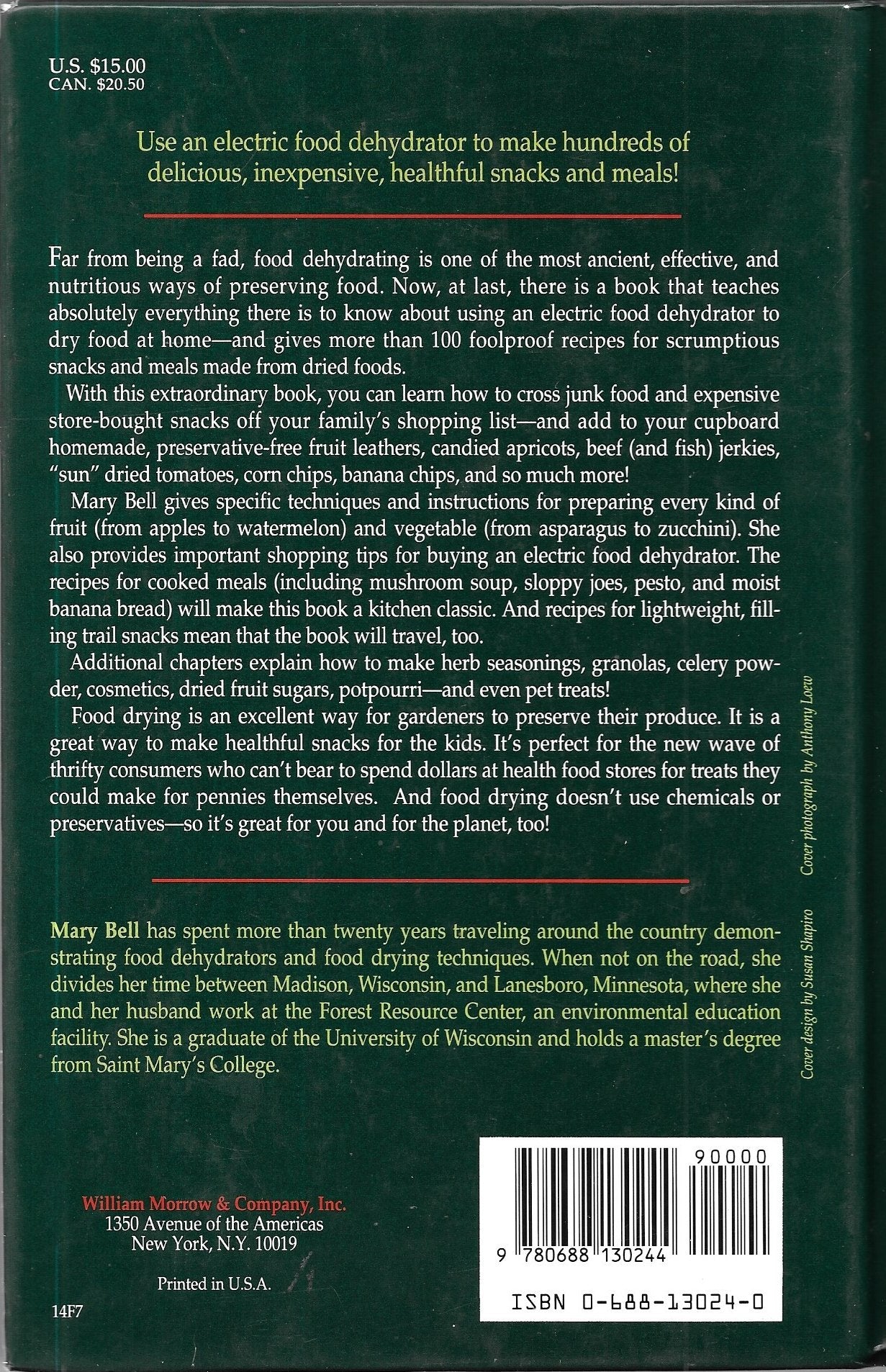 Mary Bell's Complete Dehydrator Cookbook