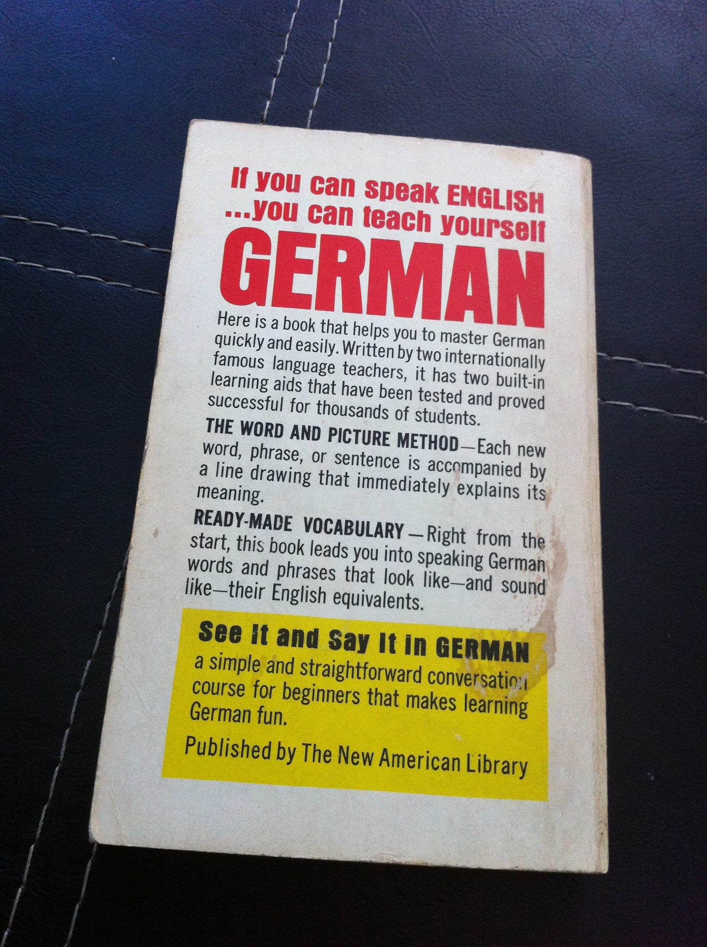 See It and Say It in German