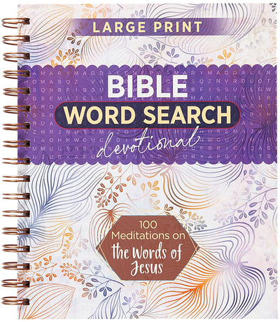 100 Meditations on the Words of Jesus: Bible Word Search Devotional