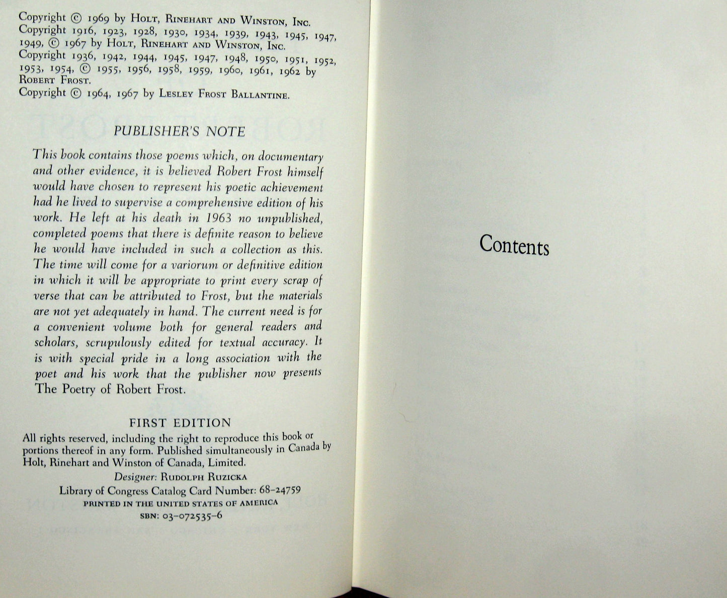 The Poetry of Robert Frost