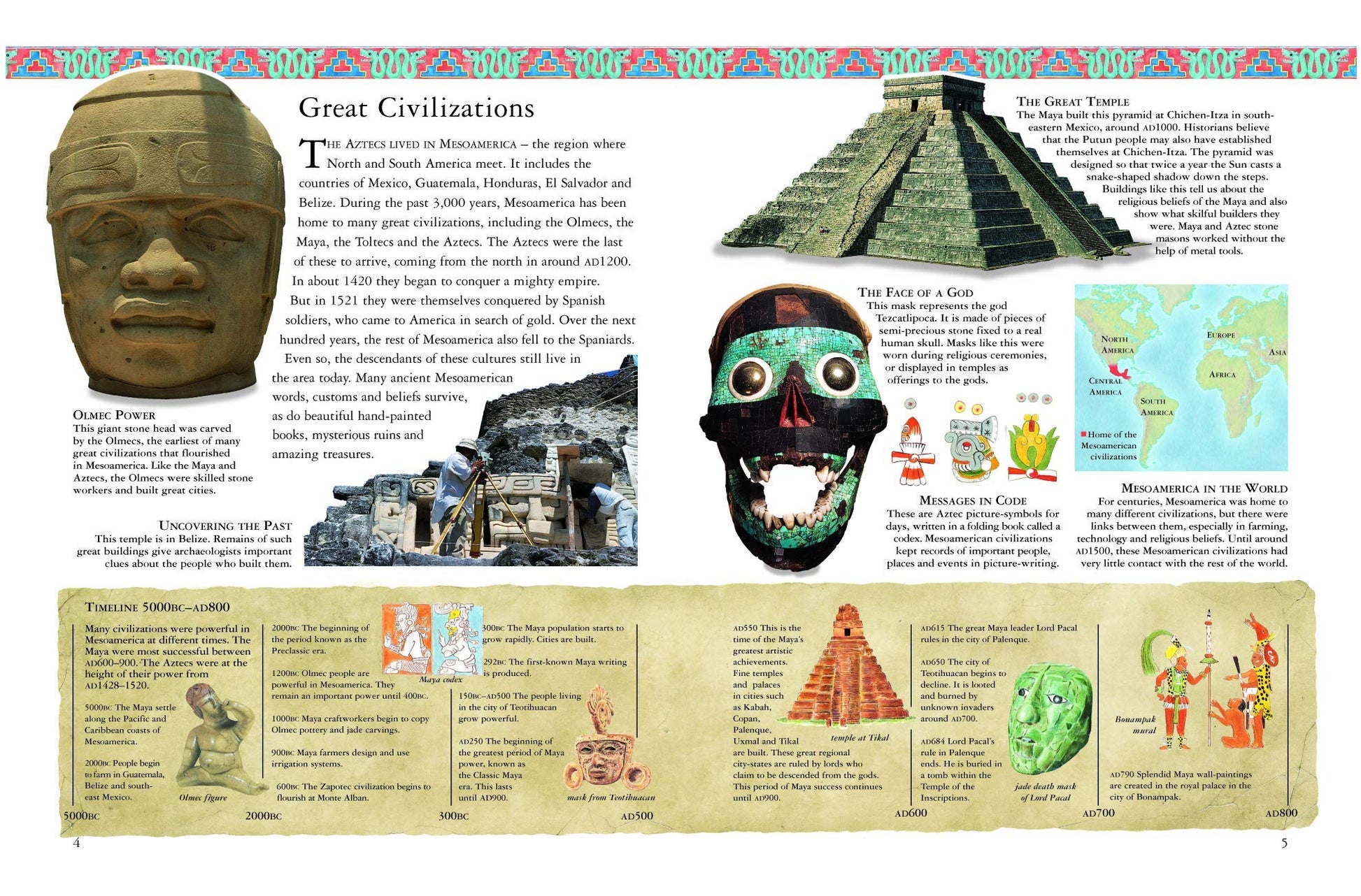 Children's Encyclopedia of Ancient History: Step Back In Time To Discover The Wonders Of The Stone Age, Ancient Egypt, Ancient Greece, Ancient Rome, ... The Incas, Ancient China And Ancient Japan