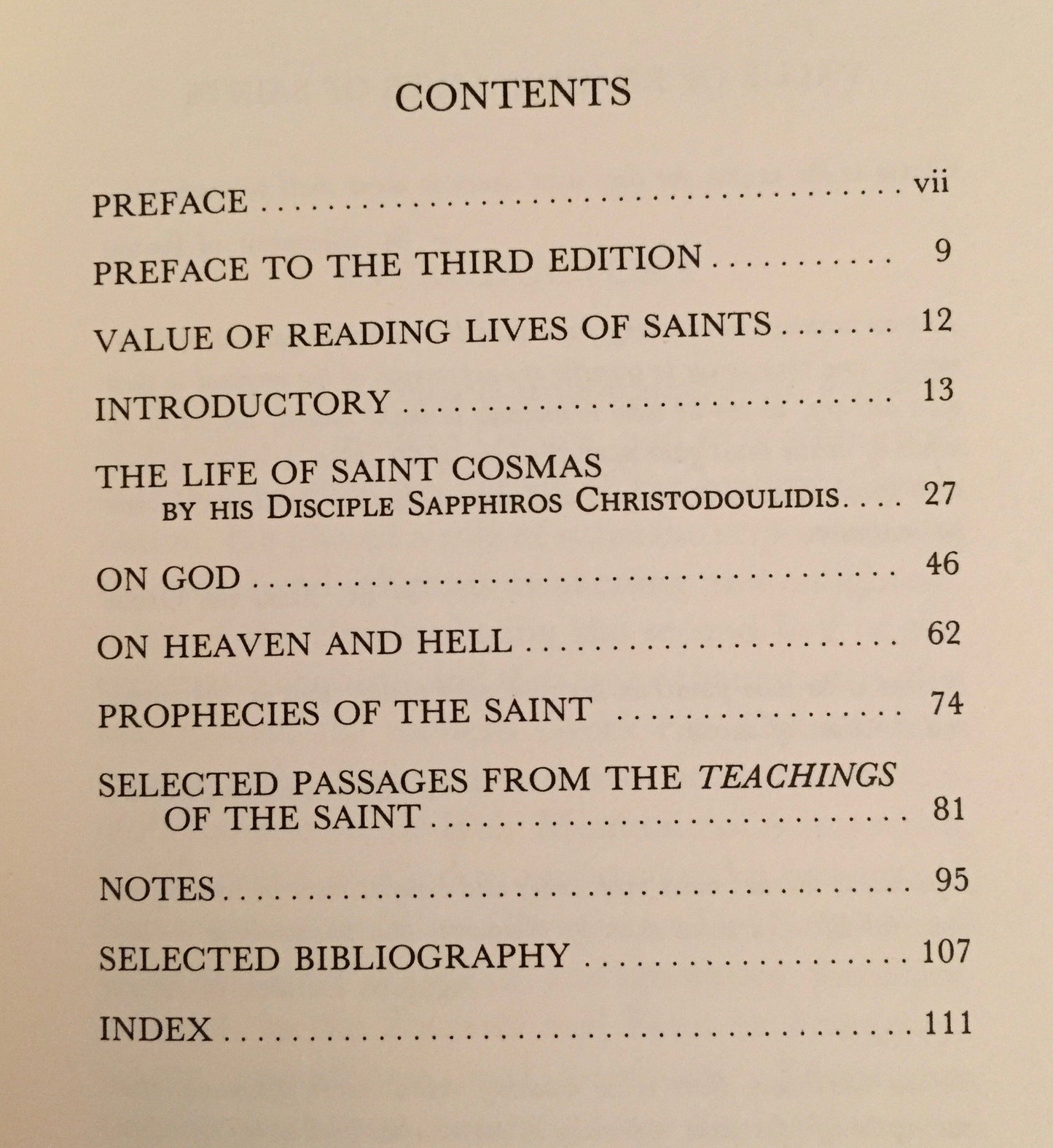 St. Cosmas Aito by Constantine Cavarnos