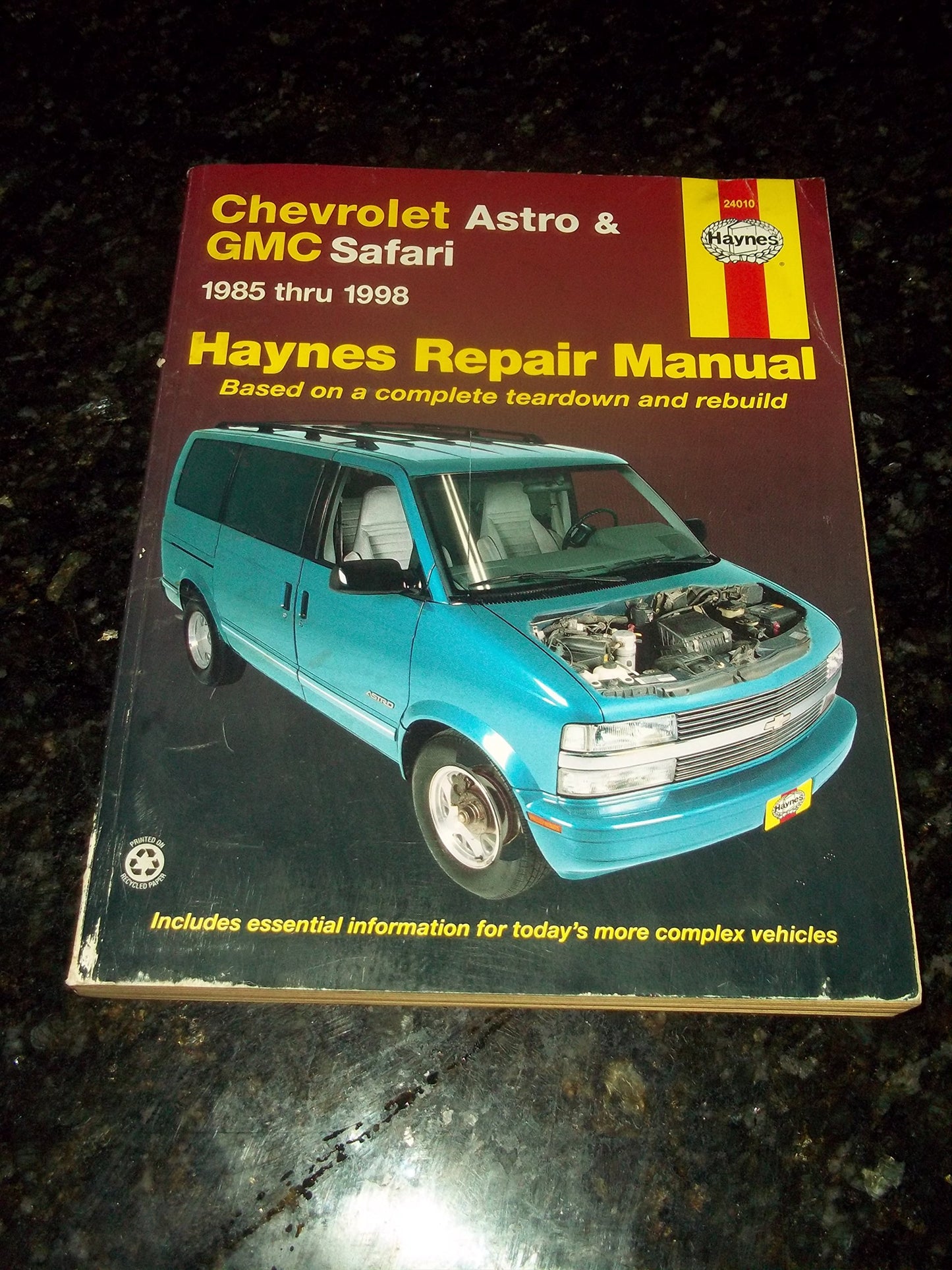 Chevrolet Astro & gmc Safari Mini Van '85'98 by Haynes