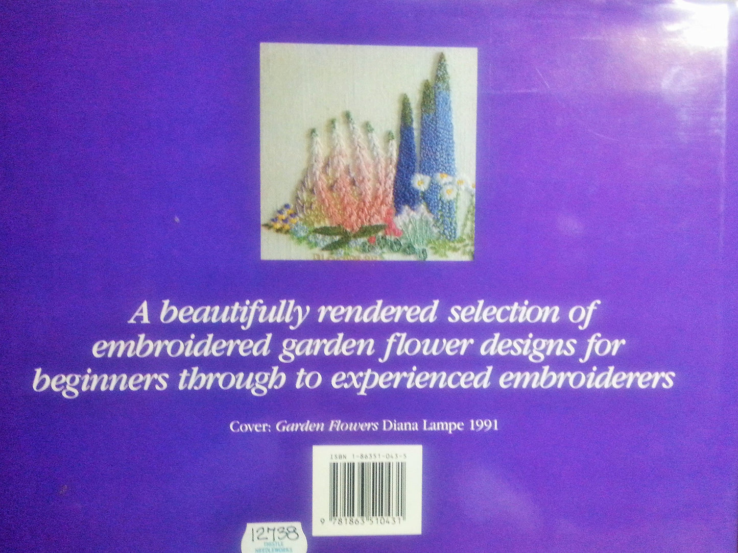 Embroidered Garden Flowers (Milner Craft Series)
