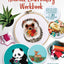 Animal Embroidery Workbook: Step-by-Step Techniques & Patterns for 30 Cute Critters & More (Landauer) Designs include Foxes, Sloths, Hedgehogs, Giraffes, Cats, Chickadees, Pandas, Bees, Flowers & More