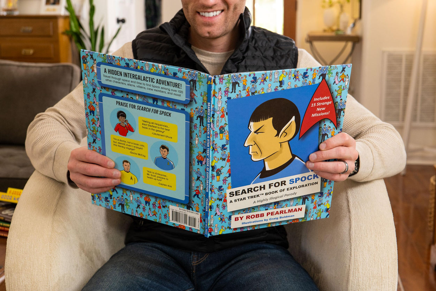 Search for Spock: A Star Trek Book of Exploration: A Highly Illogical Search and Find Parody (A Challenging Activity Book for Star Trek Fans)