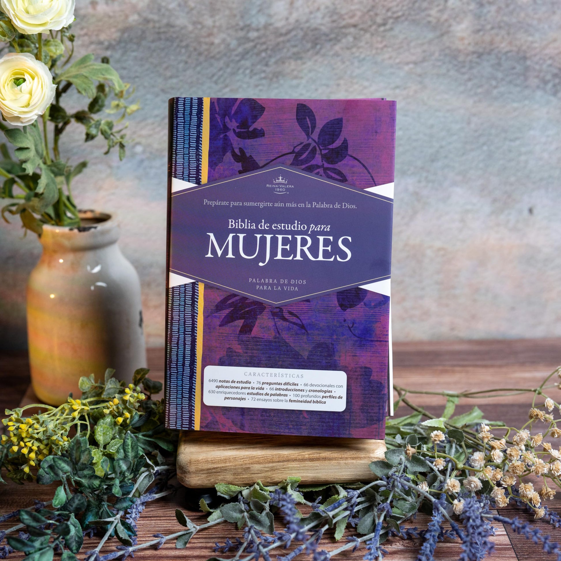 Biblia Reina Valera 1960 de Estudio para Mujeres, Tapa dura  RVR 1960 Women's Study Bible, Hardcover (Spanish Edition)