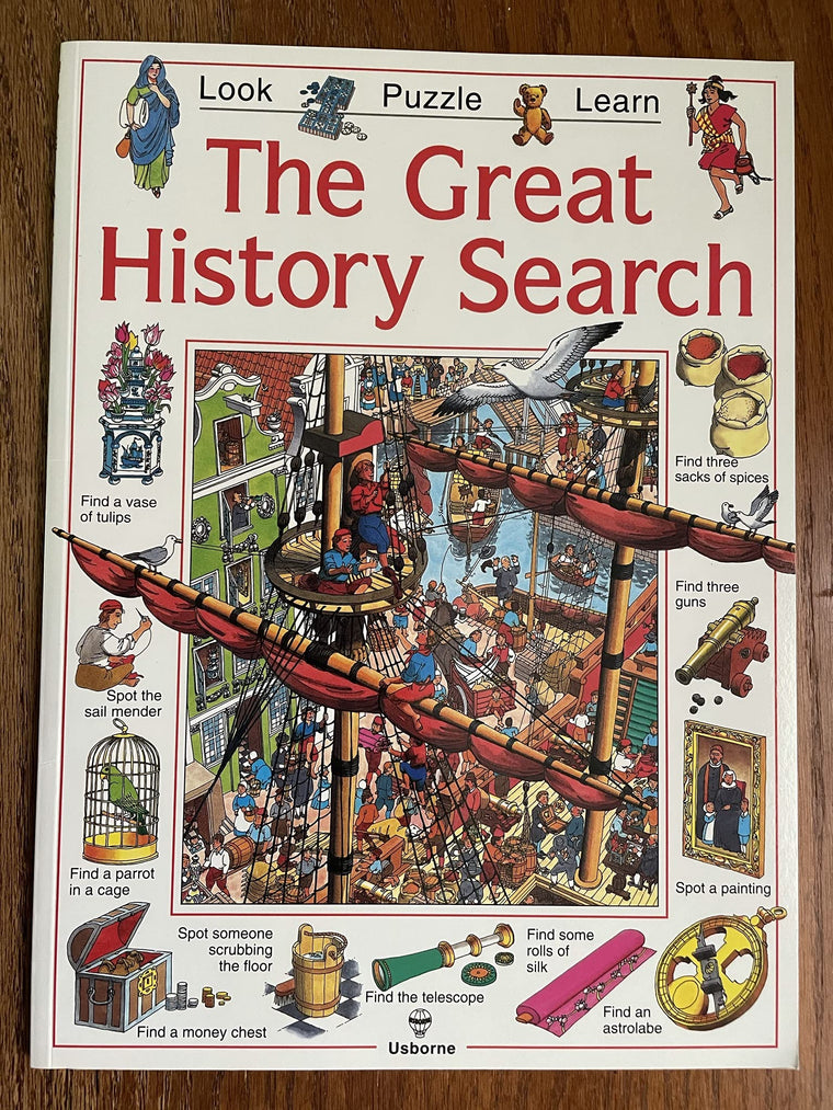 The Great History Search (Look, Puzzle, Learn Series)