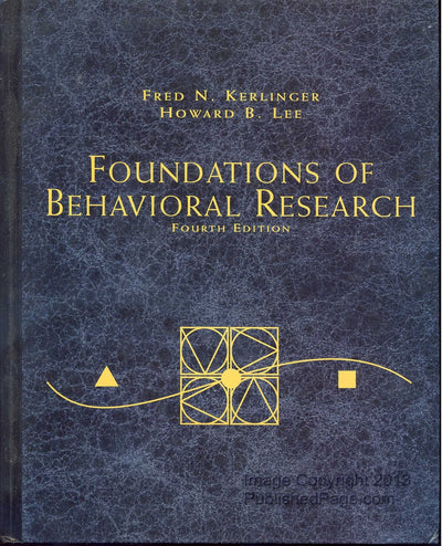 Foundations of Behavioral Research (PSY 200 (300) Quantitative Methods in Psychology)