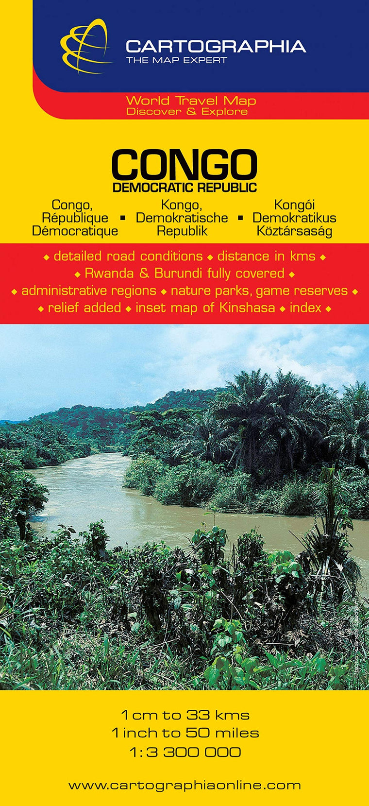 Mapa Cartographia Congo