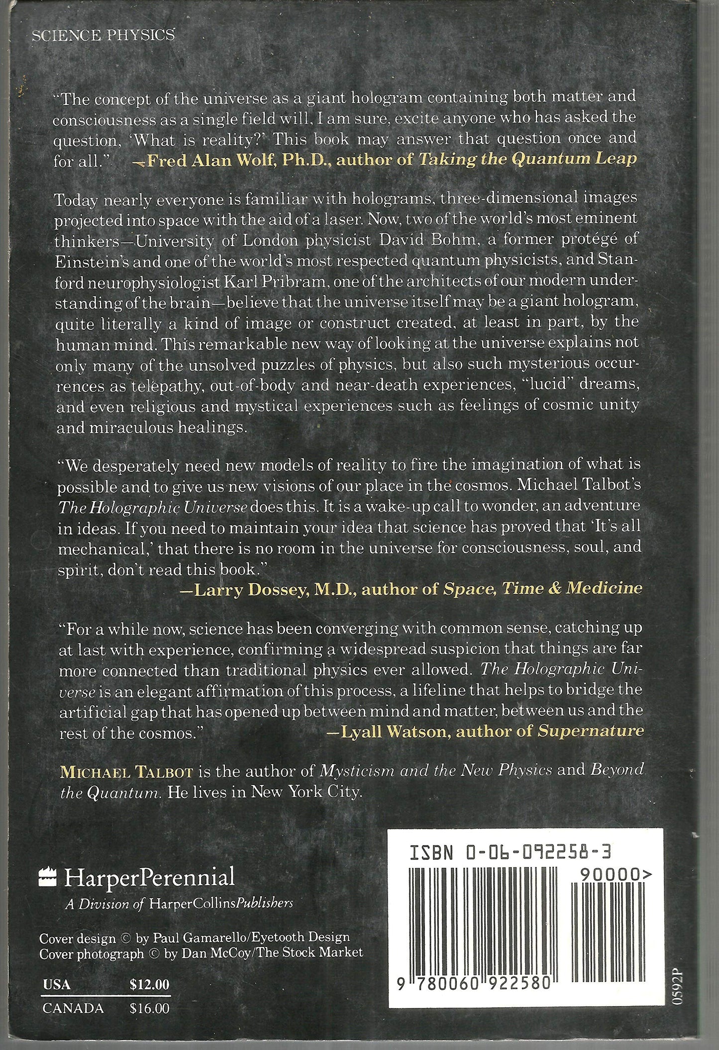 The Holographic Universe by Talbot, Michael