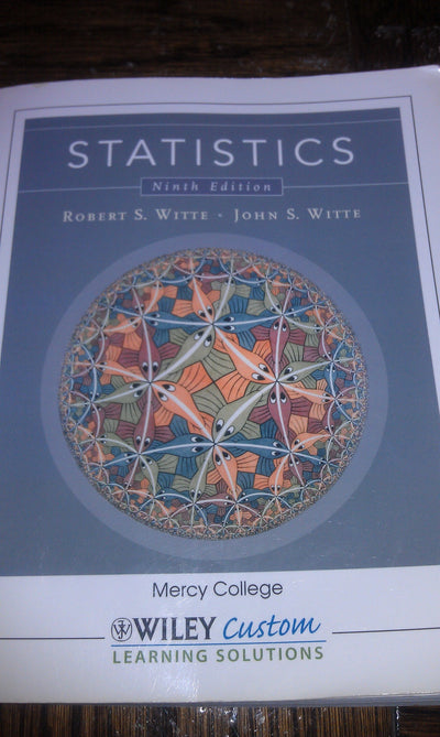 Statistics by Witte, Robert S.