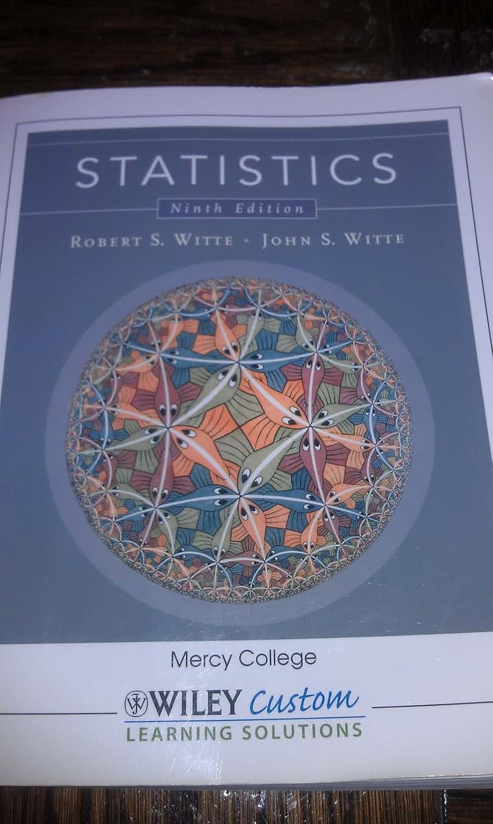 Statistics by Witte, Robert S.