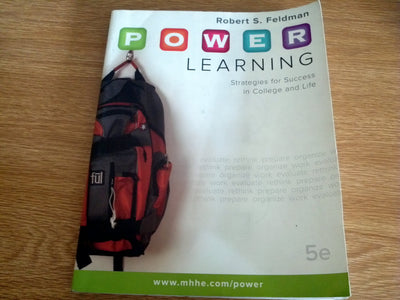 P.O.W.E.R. Learning: Strategies for Success in College and Life