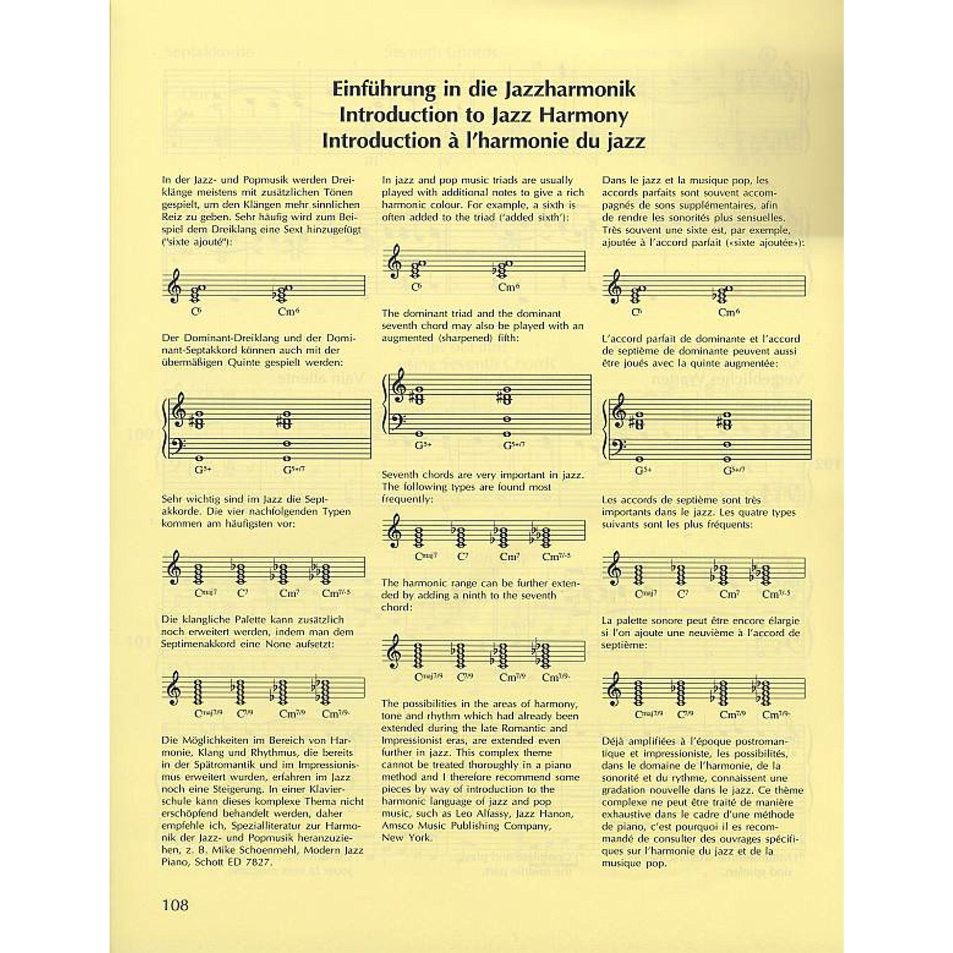 The European Piano Method - Volume 3: German/French/English Book/Online Audio