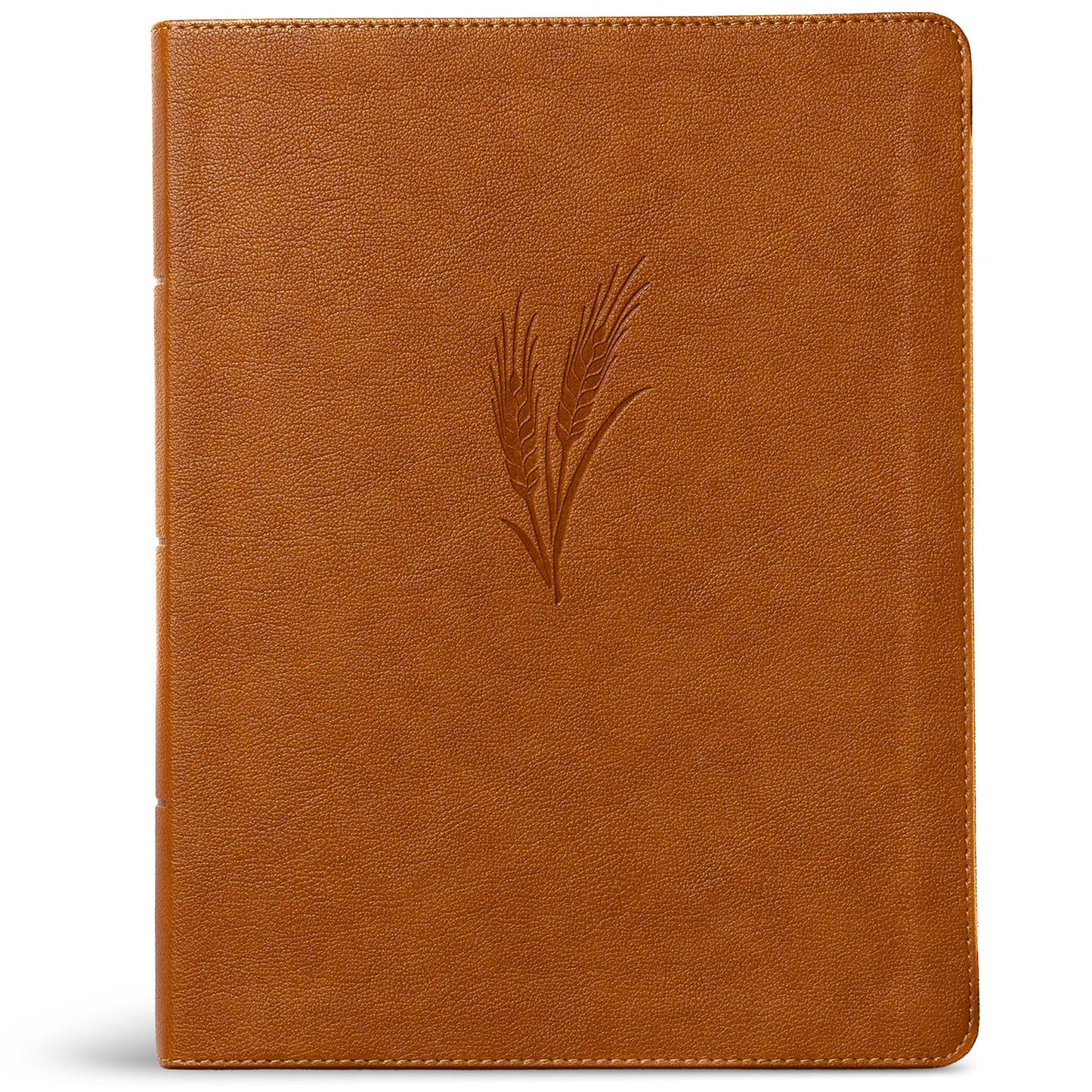 CSB Notetaking Bible, Large Print Edition, Camel LeatherTouch, Black Letter, Wide Margins, Journaling Space, Single-Column, Reading Plan, Easy-to-Read Bible Serif Type