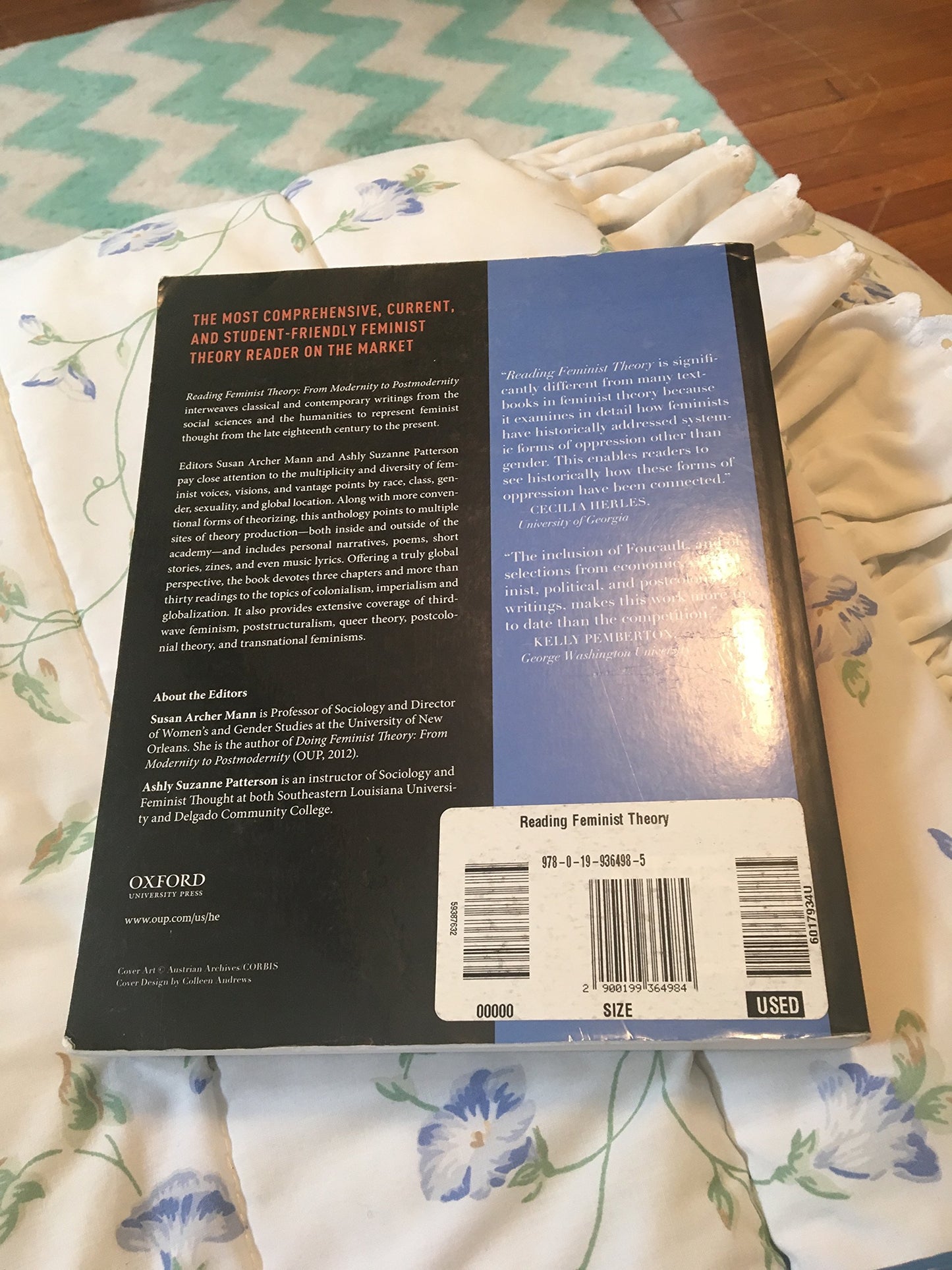 Reading Feminist Theory: From Modernity to Postmodernity