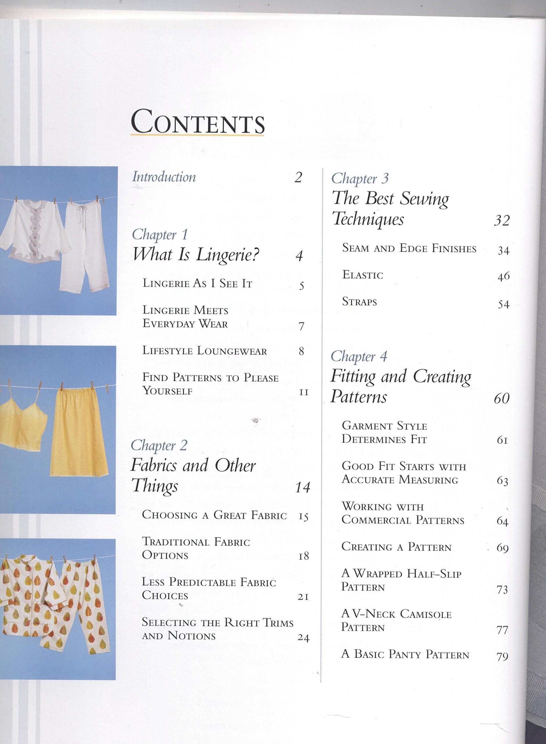 Sewing Lingerie That Fits: Stylish Underwear, Sleepwear and Loungewear for Everyday Living