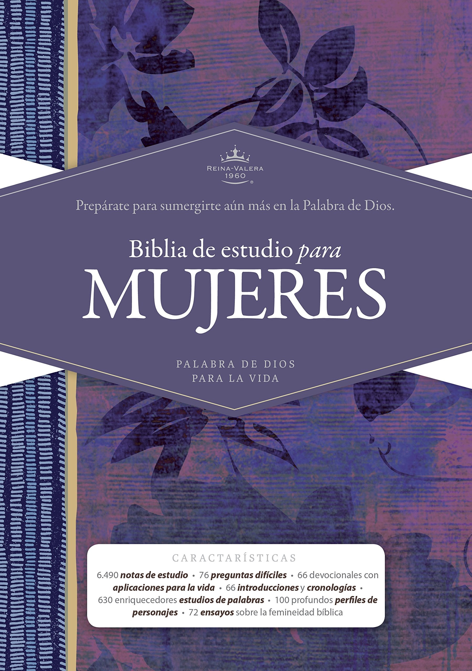 Biblia Reina Valera 1960 de Estudio para Mujeres, Tapa dura  RVR 1960 Women's Study Bible, Hardcover (Spanish Edition)