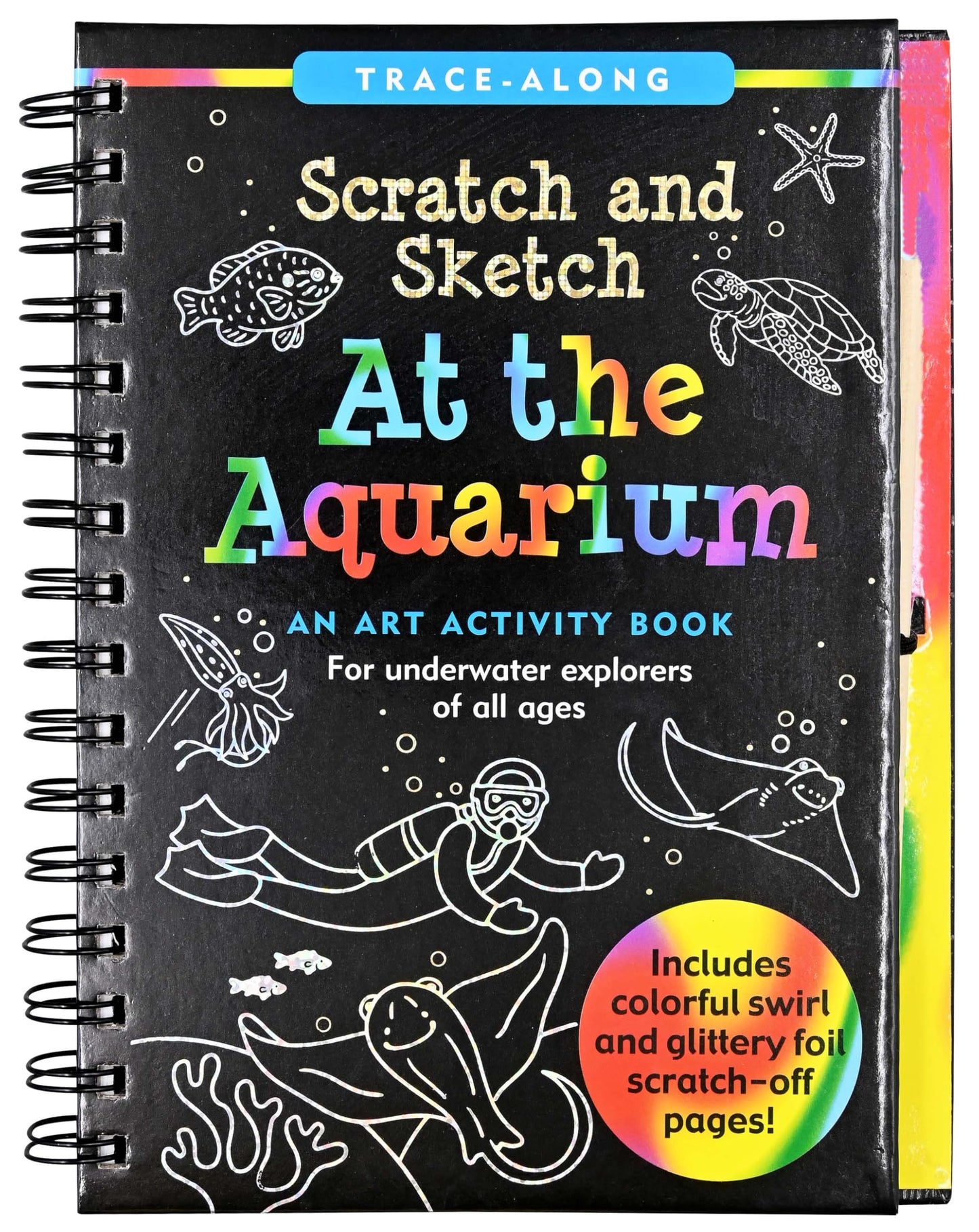Scratch & Sketch At the Aquarium (Trace Along)
